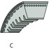 Zupčasti pogonski remen 5/8" x 41,14", 15,9 x 1045 mm